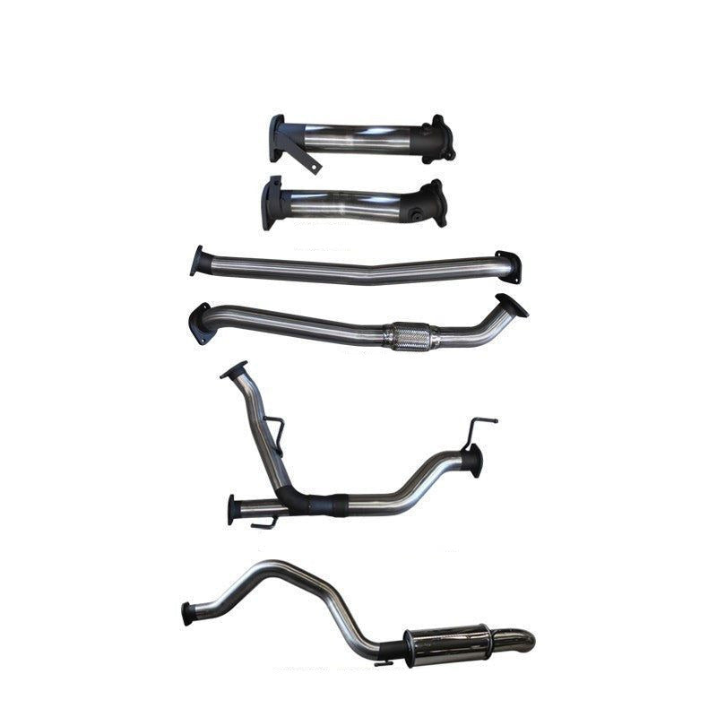 Manta | 2.5″ Dual into 3″ Turbo Back without Cats with Rear Muffler & Dump Tip | Toyota Landcruiser VDJ200 2007–2015