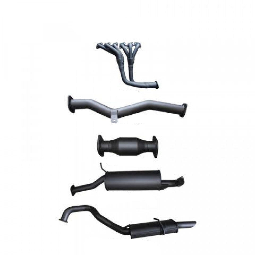Manta | 2.5″ Full Exhaust System with Centre & Rear Muffler | Nissan Patrol GU 4.8L TB48 Petrol Wagon 2002–2012
