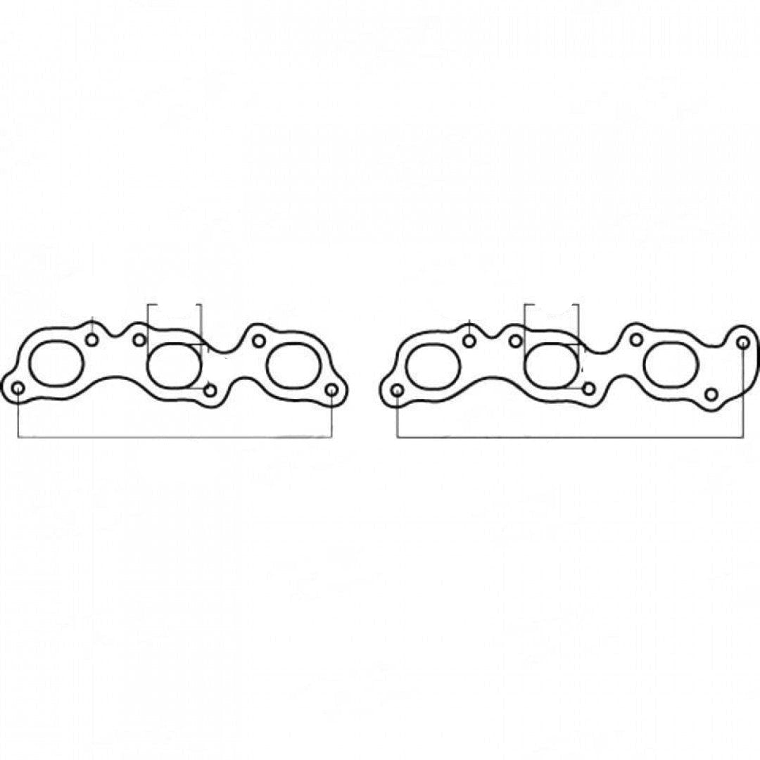 Toyota Land Cruiser FZJ70, FZJ75, FZJ80 & FZJ100, Toyota 1FZ & 1FZ-E 4.5L, 24V, Cemjo - Exhaust Manifold Gasket