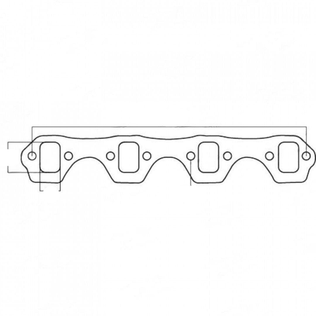 Ford Windsor 351ci EFI 4V - Exhaust Manifold Gasket