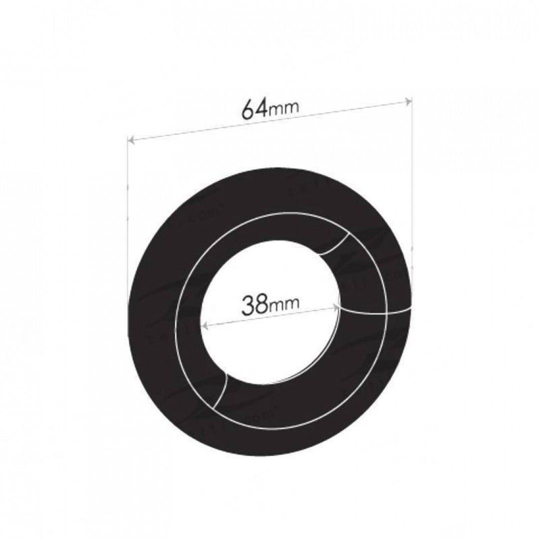 Exhaust Rubber - Universal Ring Rubber Inside Diameter (38mm), Outside Diameter (64mm), Medium