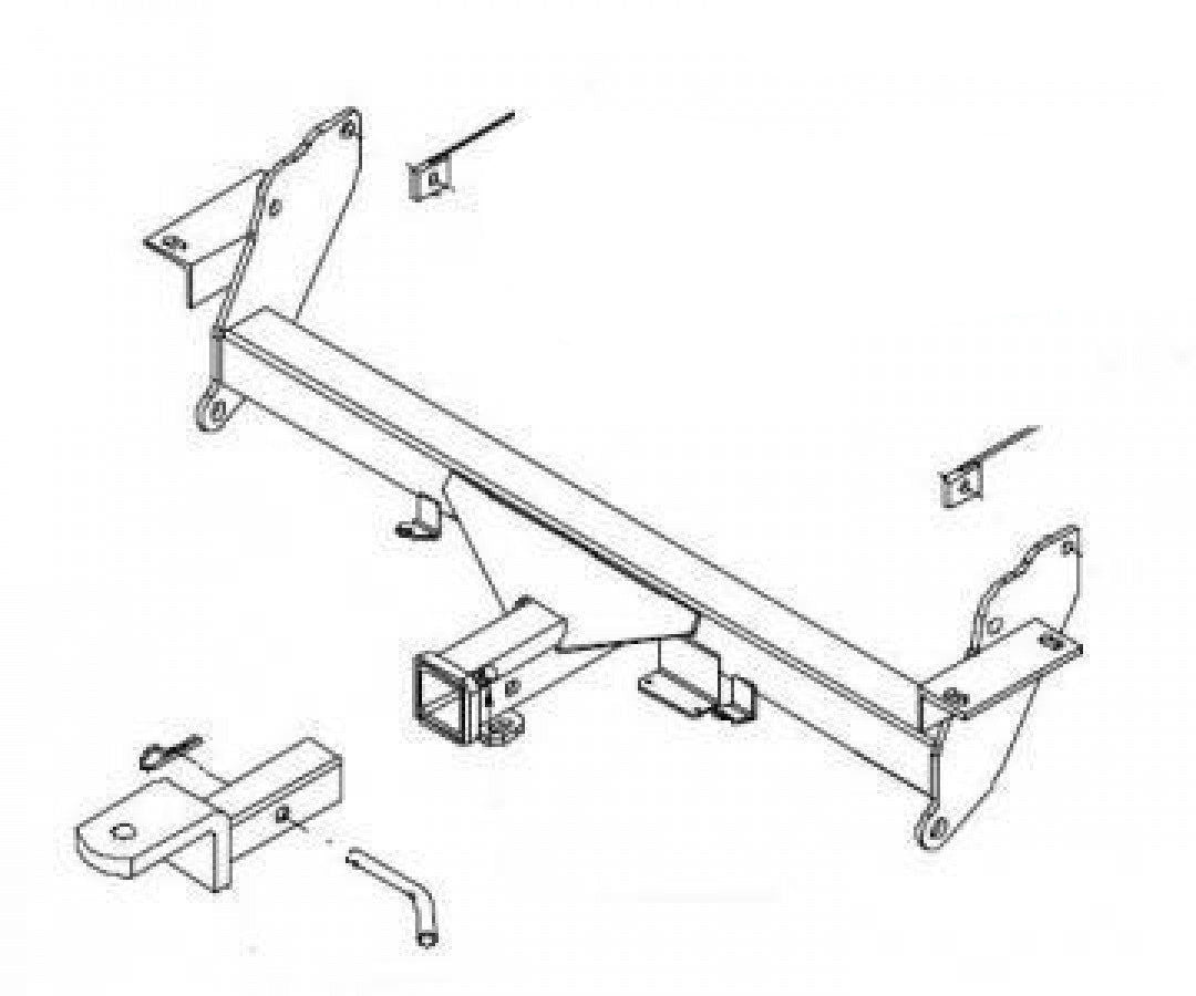 Trailboss - Towbar Suited For Mitsubishi Pajero NM/NP (2000 - 2006)