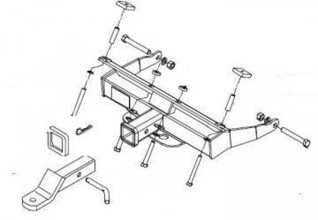 Trailboss - Towbar Suited For Rover Discovery II (1999 - 2005)