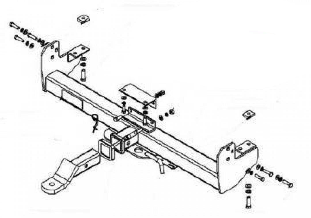 Trailboss - Towbar Suited For Toyota Landcruiser Wagon 70 Series GXL 4D (2007 O…