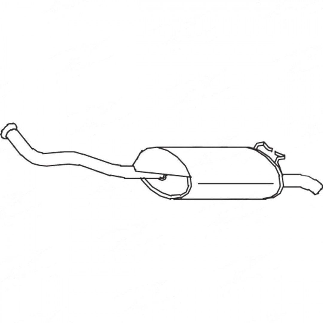 Standard Replacement - Renault 19 B/C53 (1991 - 1996) Hatchback (1.7L) Rear Mu…