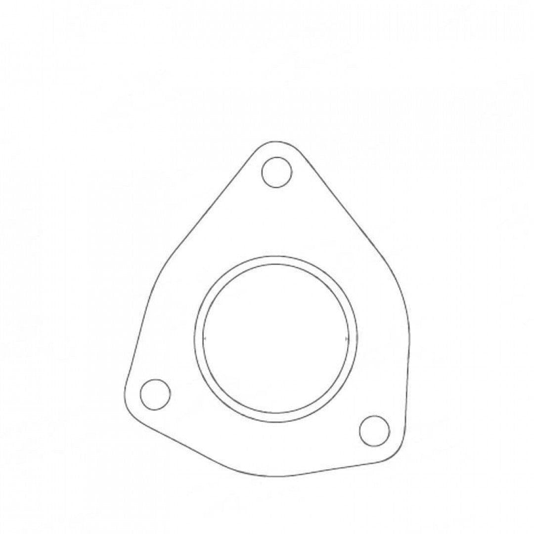 Flange Gasket - Daewoo Lanos pipe, manifold, ID 57mm (3 Bolts)