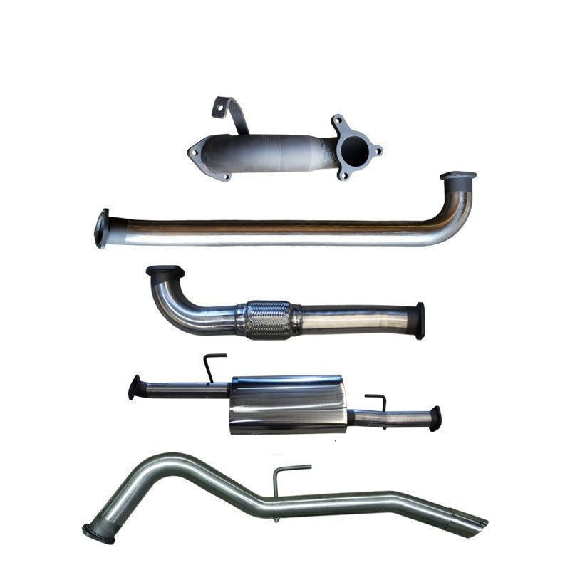 Manta | 3″ Turbo Back Exhaust System Without Cat & Rear Tailpipe | Nissan Navara D40 2.5L Turbo Diesel Manual Ute 2005–2007