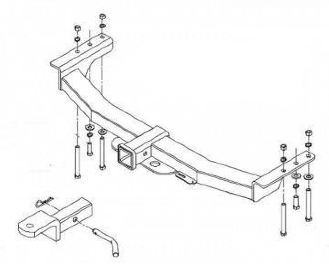 Trailboss - Towbar Suited For Mitsubishi Challenger (1998 - 2005)