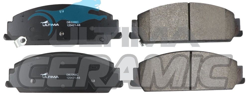 Ultima | Ceramic Front Brake Pad Set (4 Pads) | Holden Commodore VF Standard Calipers 2013–2017 | DB2266C