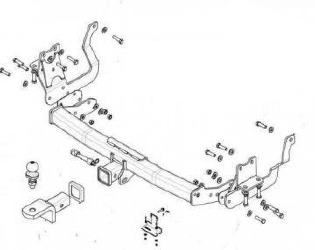 Trailboss - Towbar Suited For Toyota Hiace Van GEN 6 5D (2019 Onwards)