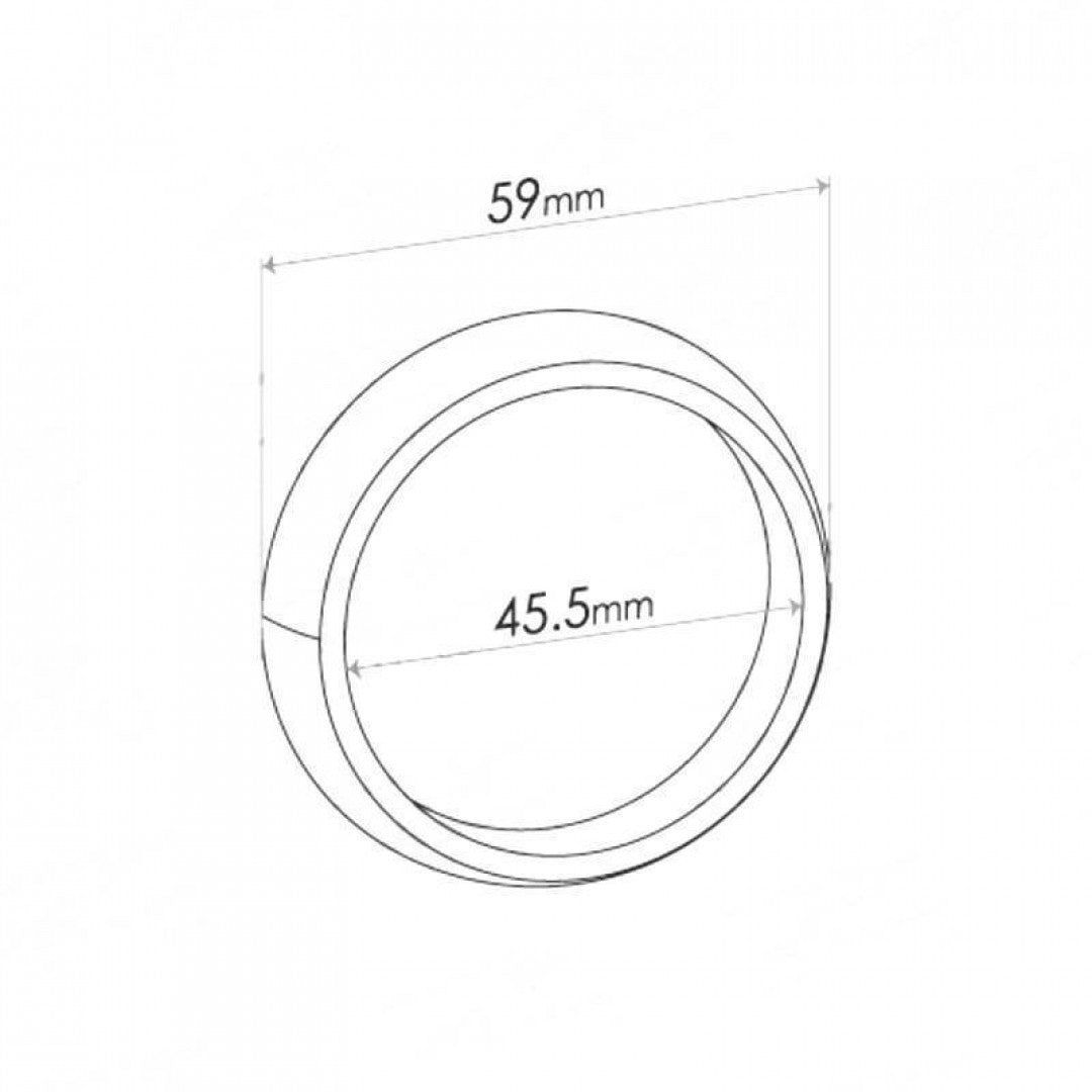 Single Taper Ring Gasket - Inside Diameter 45.5mm, Outside Diameter 59mm