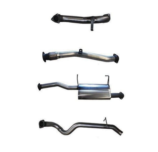 Manta | 3″ Turbo Back Exhaust without Cat Muffler | Nissan Patrol GU 3.0L DI Turbo Diesel Wagon 2000–2006