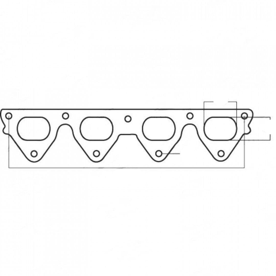 Honda Civic 16V Twin cam, FWD, Year 1989-on, Honda CR-X, HR-V & Integra, Honda ED, EG & EH, Honda D15B4 & D16A8 - Exhaust Manifold Gasket