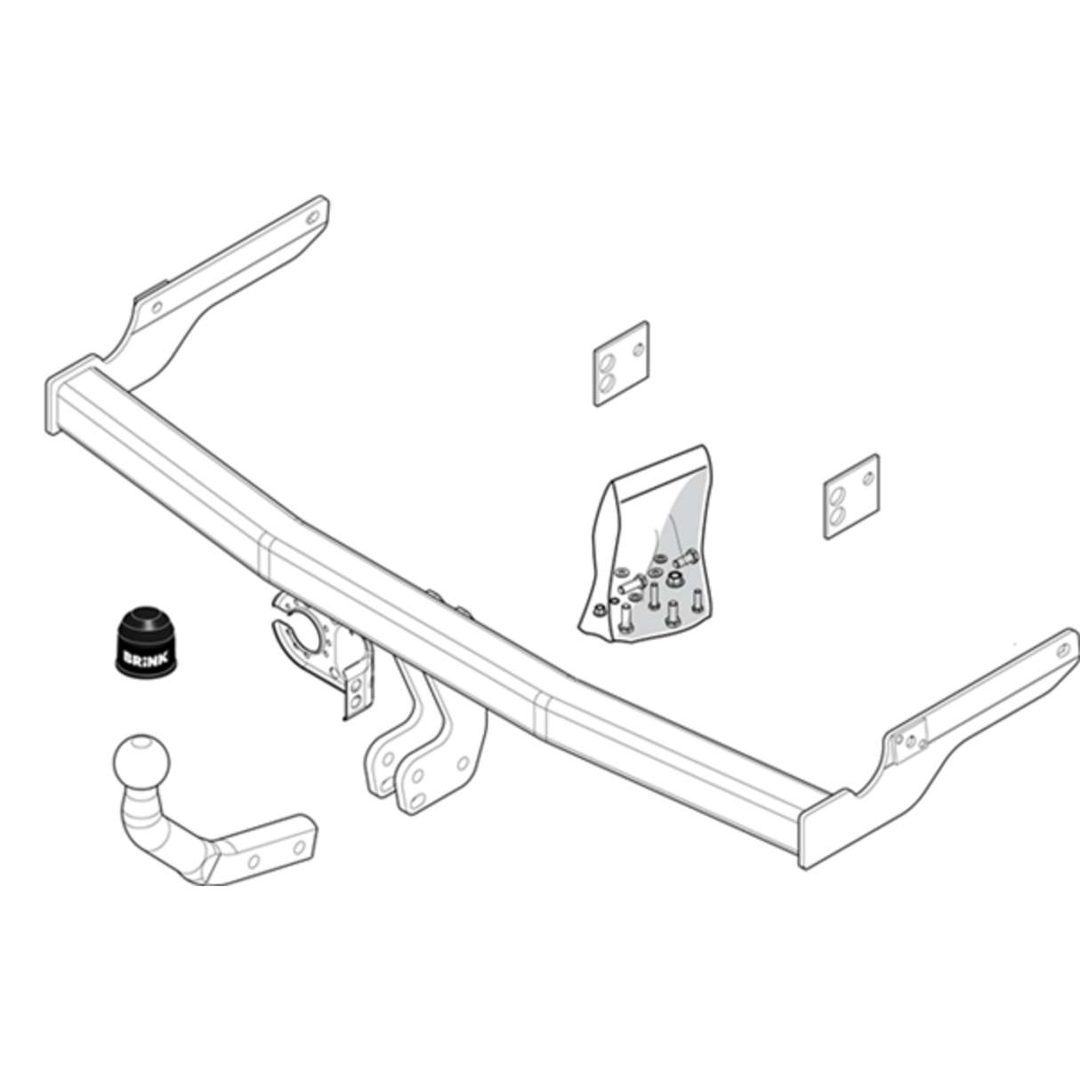 BRINK - Peugeot 206 (1998 - 2003) European Towbar