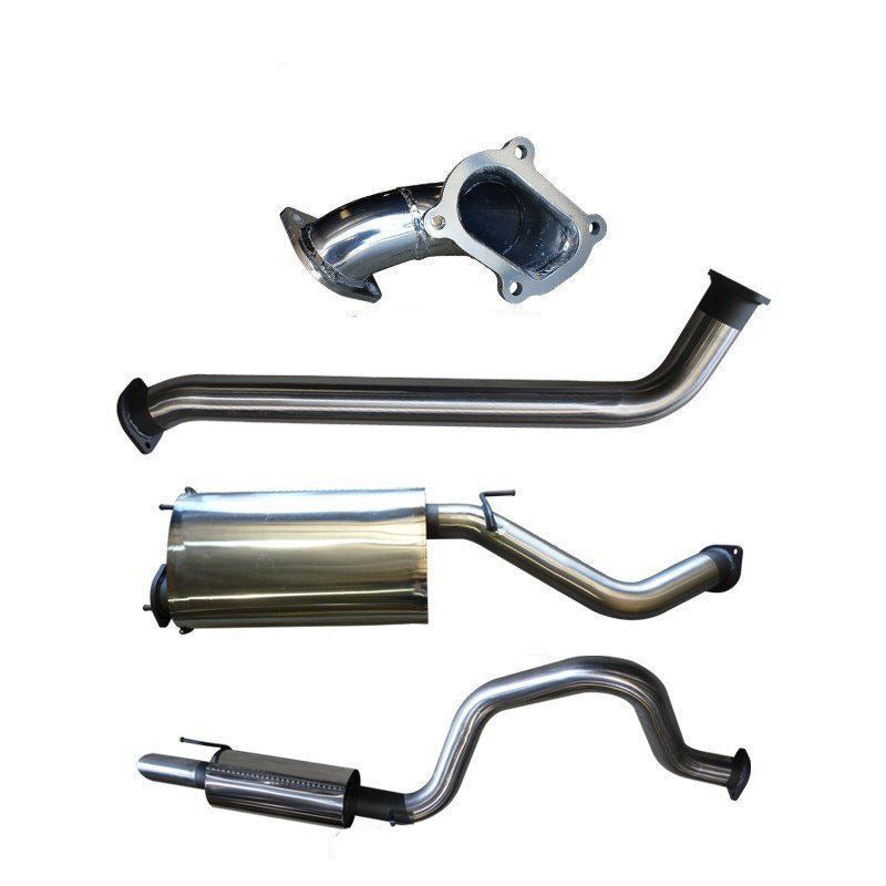 Manta | 3″ Turbo Back Exhaust with Centre & Rear Mufflers | Toyota LandCruiser HDJ100 4.2L Turbo Diesel Wagon 1998–2007