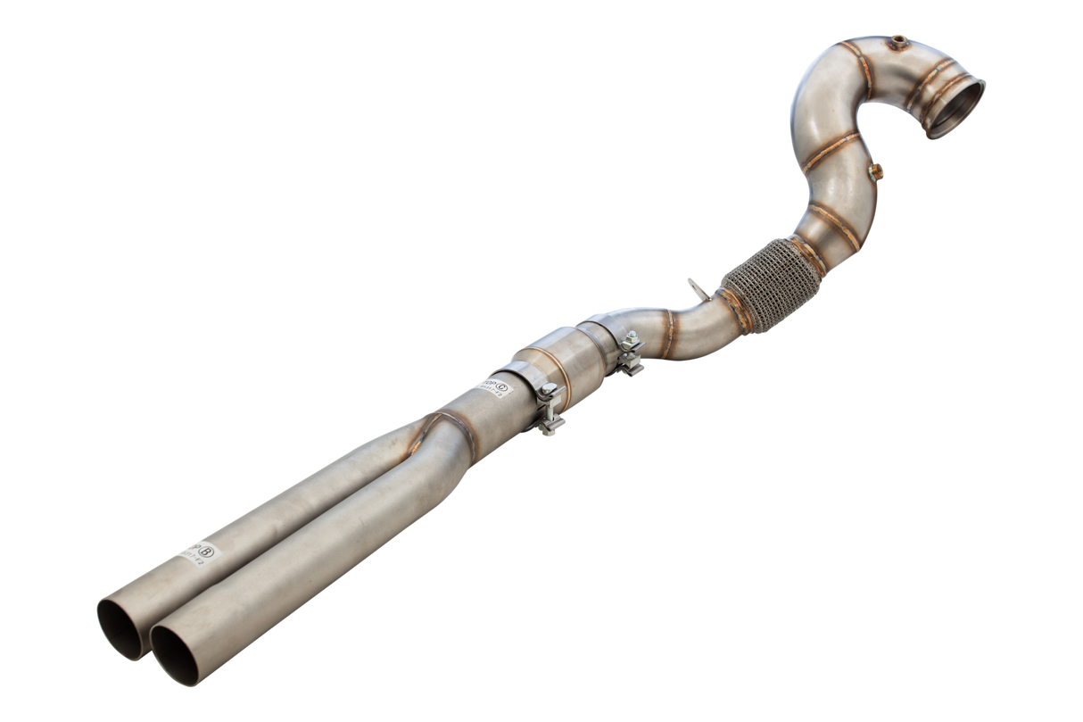 XFORCE - Audi RS3, TT RS 8V Hatch (2017-2021), 8V Sedan (2017-2021), FV (2017-on) 3″ Stainless Steel Dump pipe & cat kit