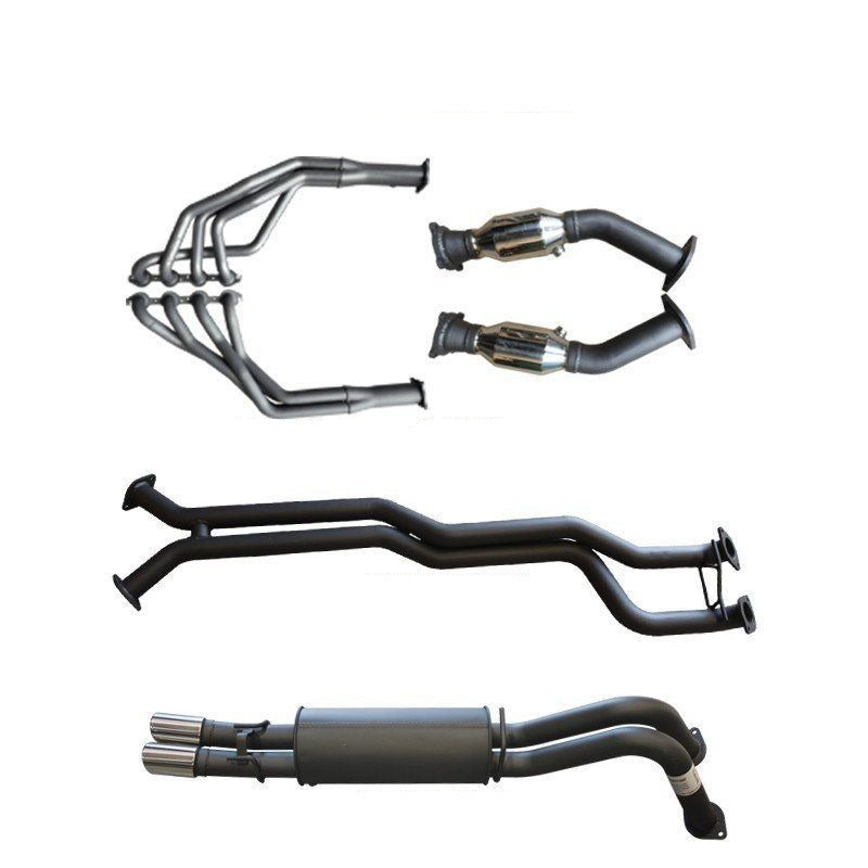Manta | Twin 2.5″ Full Exhaust System with Extractors WOM & Muffler | Holden Commodore VY VZ V8 1 Tonner Crewman Ute 2003–2006
