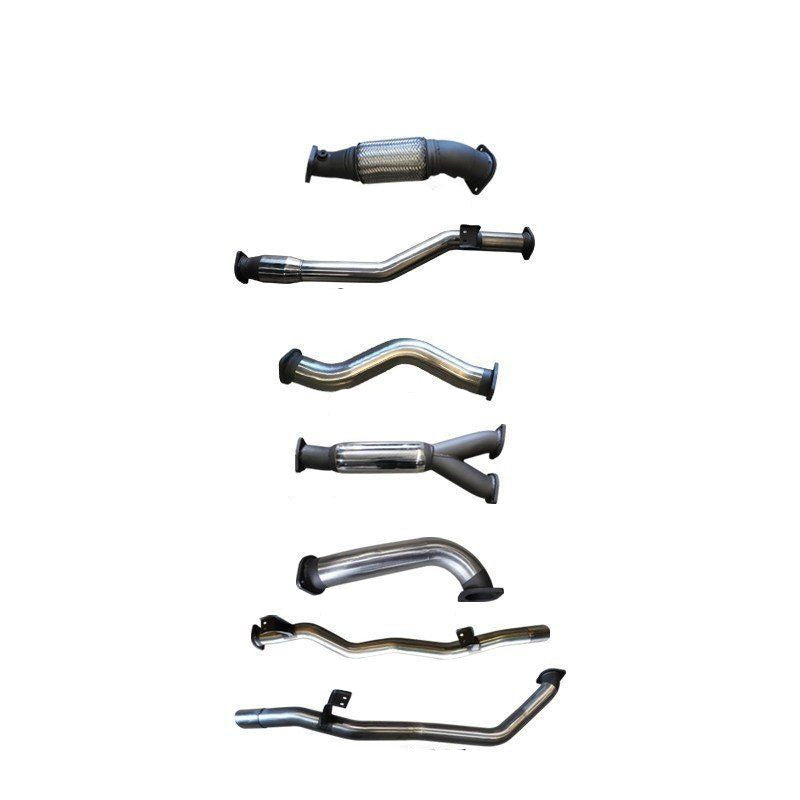 Manta | Twin 3″ Turbo Back Exhaust with Cat & Hotdog | Toyota Landcruiser VDJ79 Dual Cab V8 Ute 2012–2016