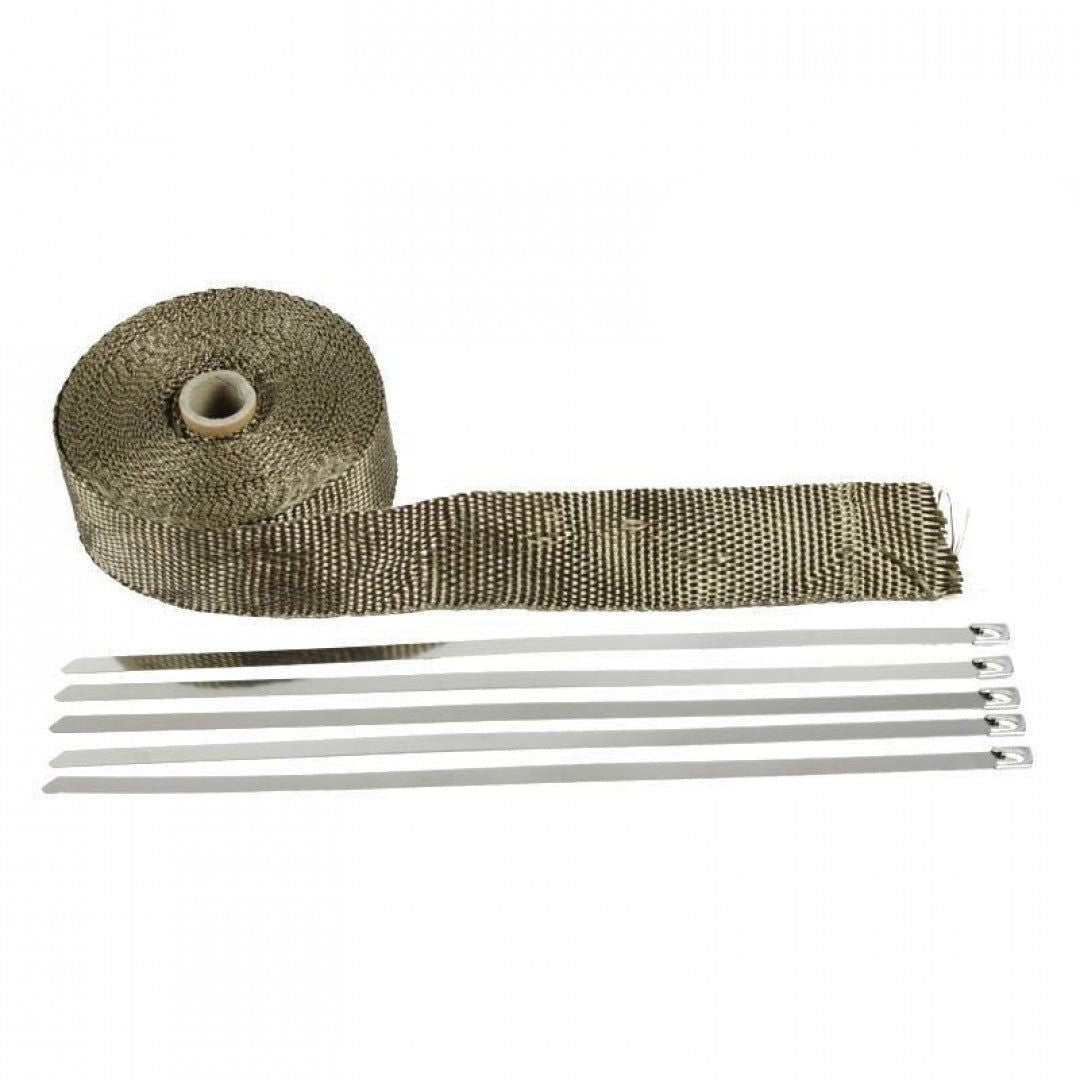 Heat Tape - Titanium 51mm X 2mm X 10 Metres With 5 Cables Ties
