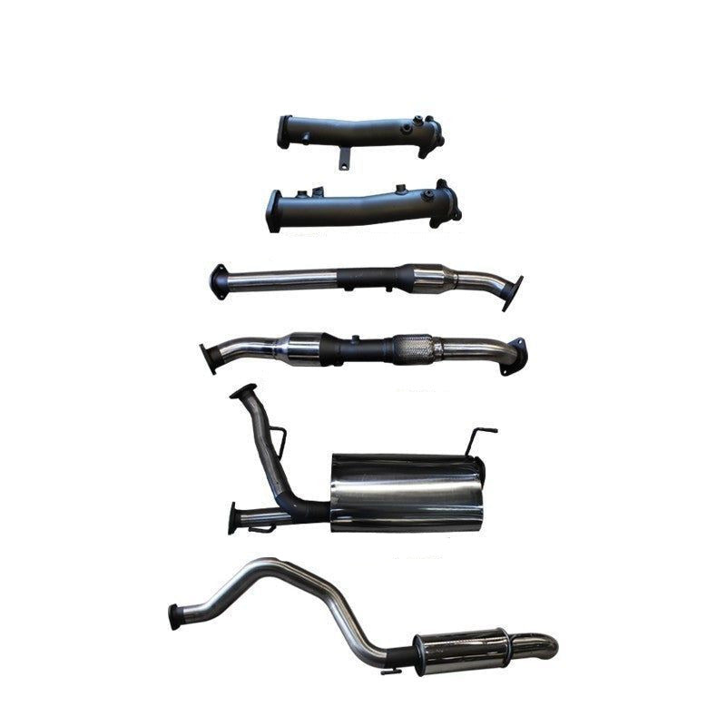 Manta | 2.5″ Turbo Back with Cats with Centre & Rear Mufflers Dump Tip | Toyota Landcruiser VDJ200 4.5L V8 Diesel 2015–2021