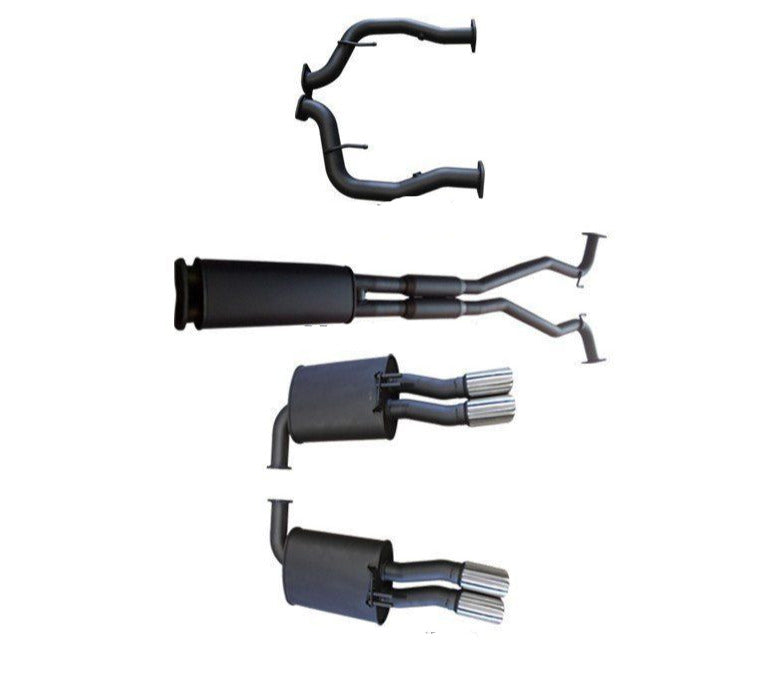 Manta | Twin 2.5″ Cat Back Muffler/Muffler | Holden Commodore VE & VF Ute V8 6.0L 6.2L & 3.6L SIDI, HSV Maloo 2007–2017