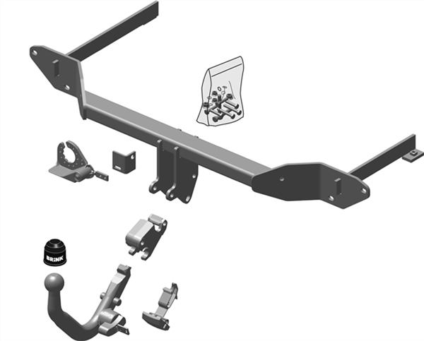 BRINK - Fiat Punto (2006 - 2011), Fiat Punto (2012 - 2015) European Towbar