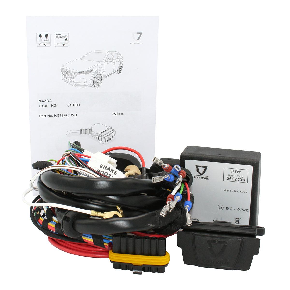 ERICH JAEGER - Mazda CX-8 (2018 - 2023) SUV Towbar Wiring