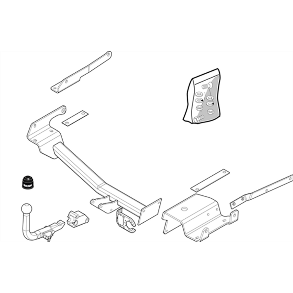 BRINK - Smart Forfour (2004 - 2007) European Towbar