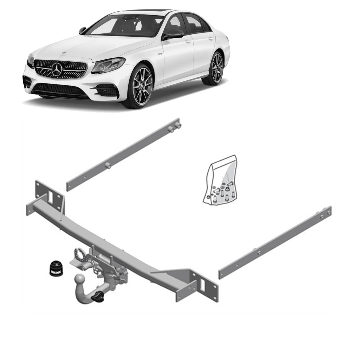 BRINK - MERCEDES-BENZ E-CLASS (2009 - on) European Towbar