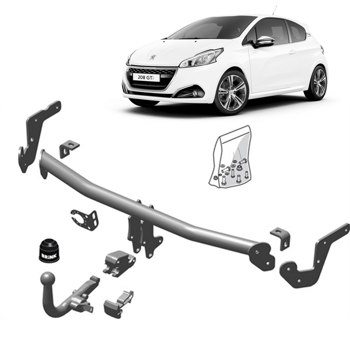 BRINK - Peugeot 208 (2012 - 2019) European Towbar