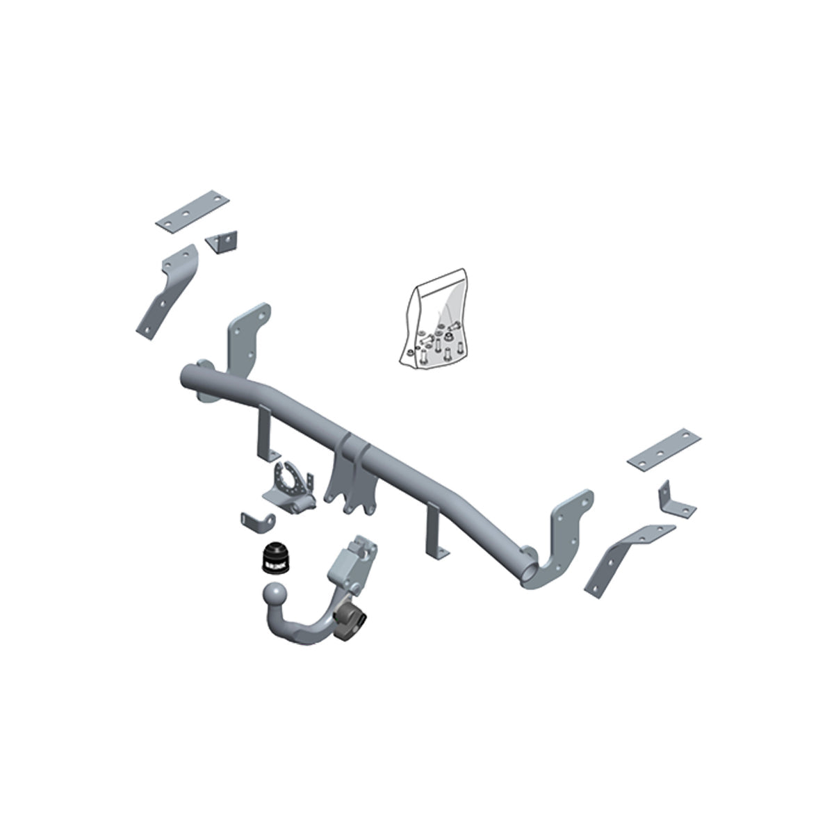 BRINK - Mitsubishi ASX (2010 - on), Citroen C4 Aircross (2012 - 2013), Peugeot 4008 (2012 - 2017) European Towbar