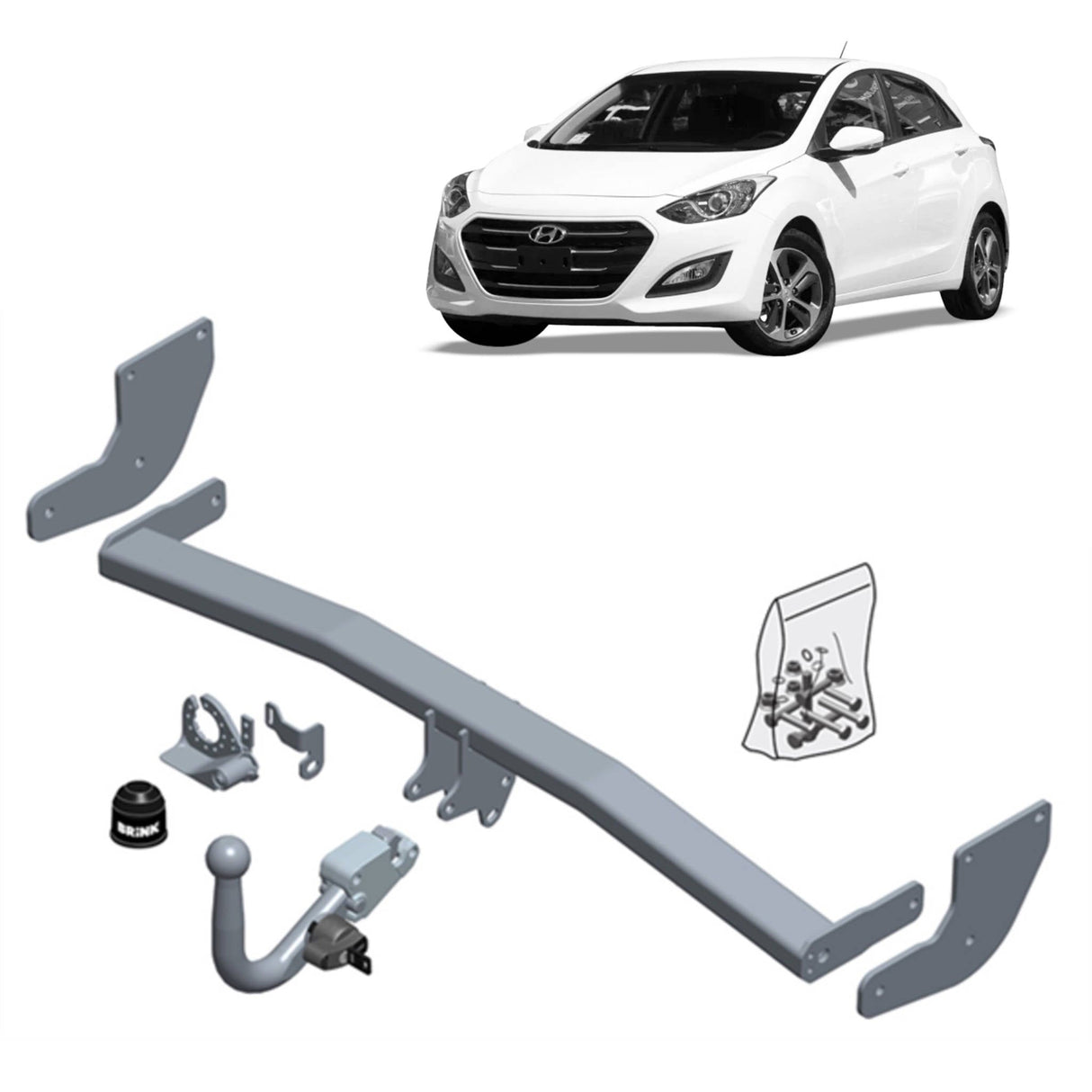 BRINK - Hyundai i30 (2016 - on) European Towbar