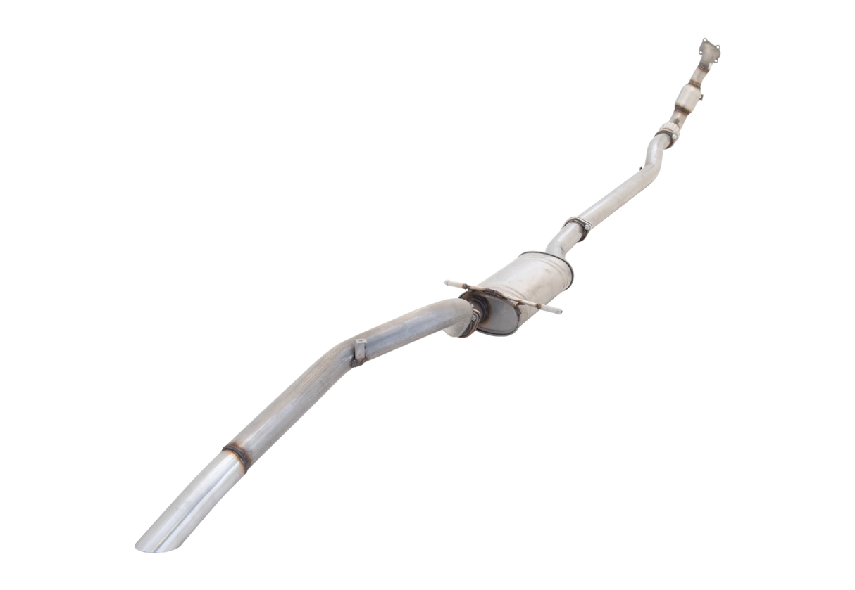 XForce - NISSAN NAVARA D22 2.5L TURBO DIESEL (1997-2008), 3″ Stainless Steel Turbo Back System with Metallic Cat Converter