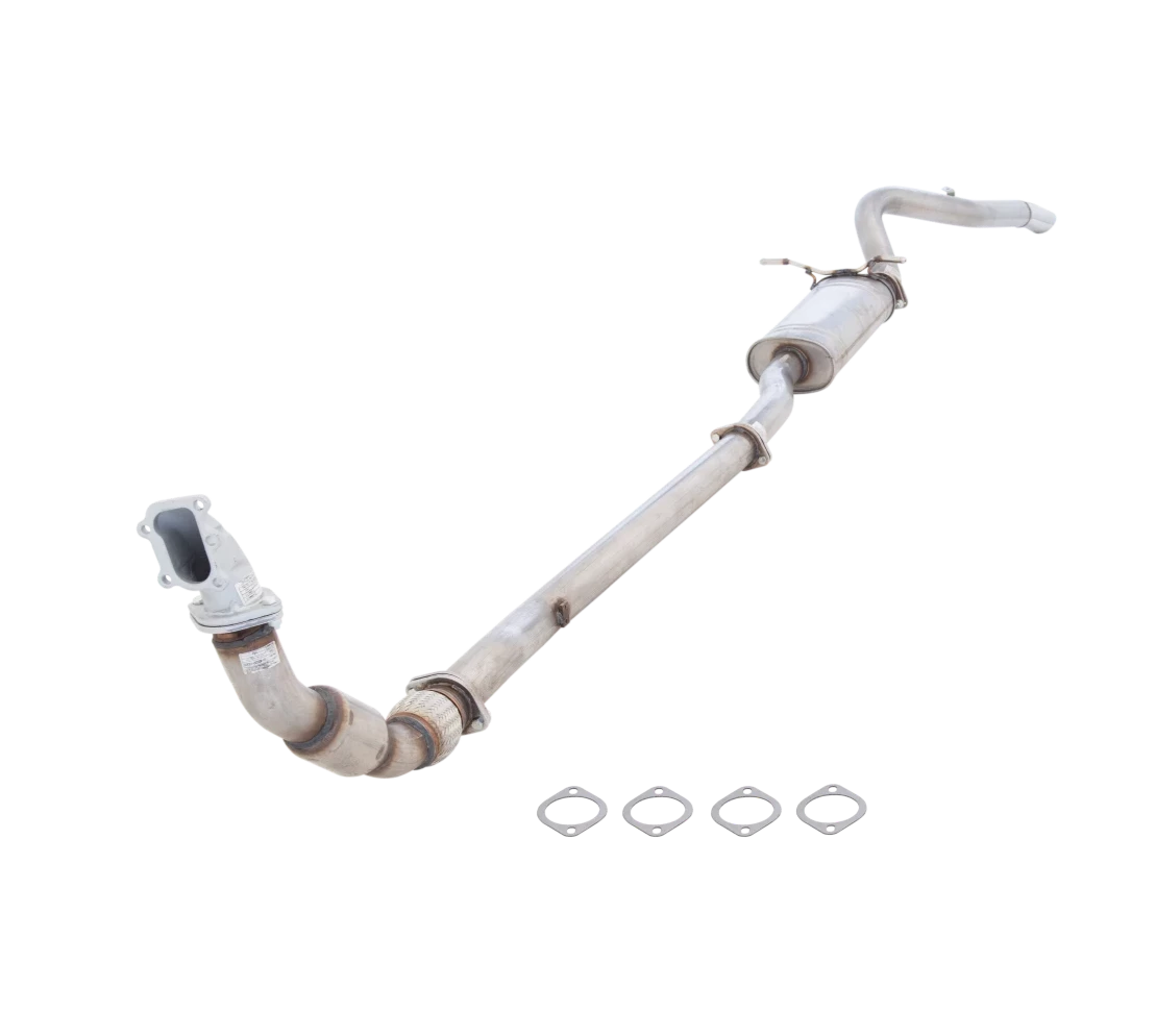 XForce - NISSAN NAVARA D22 3.0L TURBO DIESEL (1997-2009), 3″ Stainless Steel Turbo Back System with Metallic Cat Converter