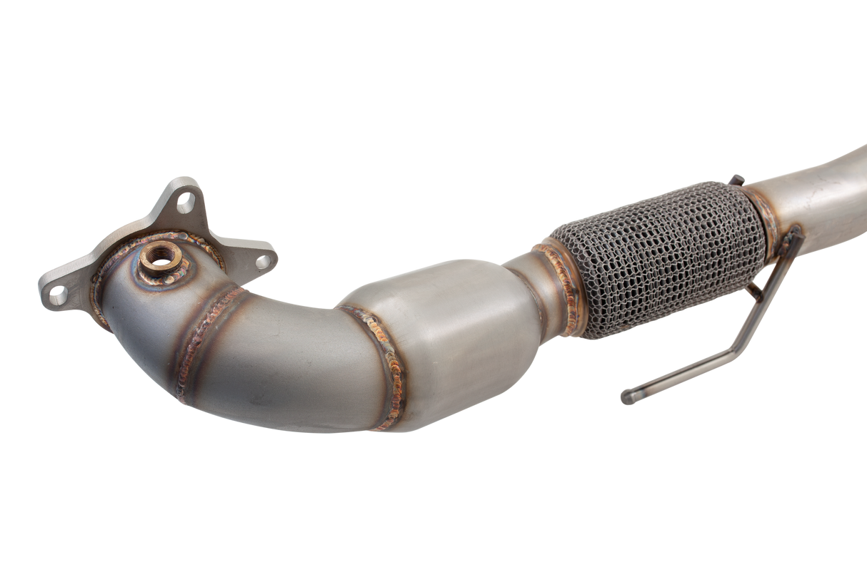 XFORCE - VW GOLF GTI MK5 (05/2005-09/2009), Stainless Steel 3″ Dump pipe, 200 cell metallic cat