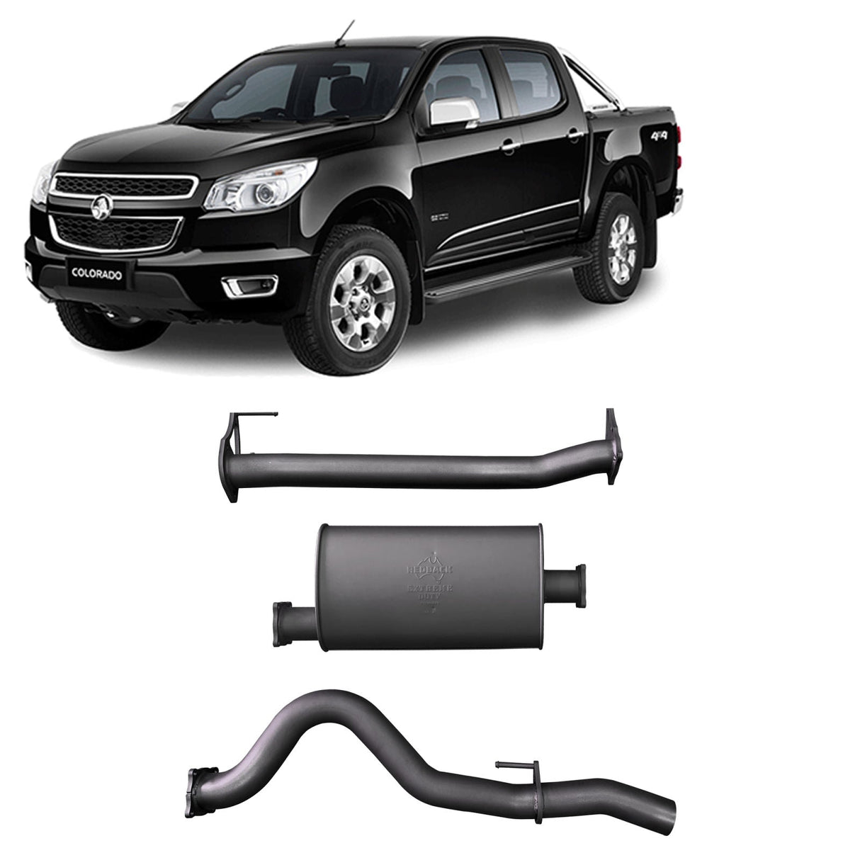 Redback Extreme Duty - Holden Colorado (2016 - 2020) Performance Exhaust System