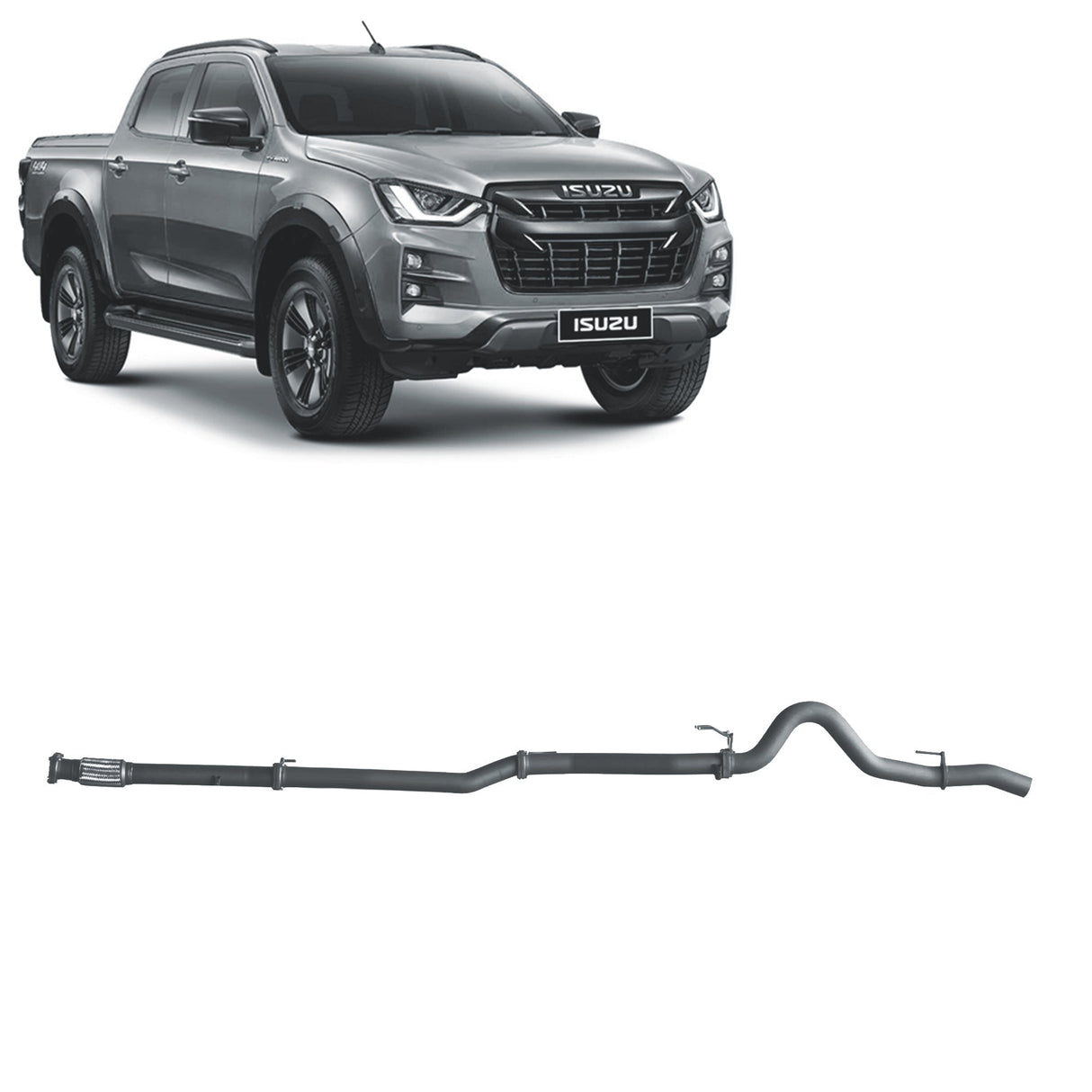 Redback Extreme Duty - Isuzu D-MAX (2020 - On) Performance Exhaust