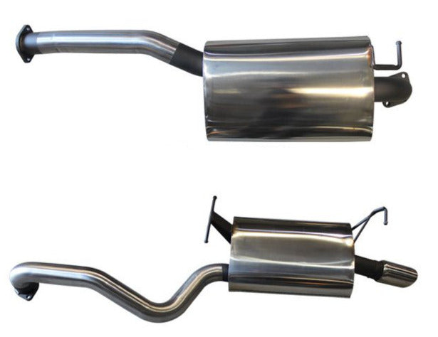 Manta | 2.5" Cat Back Exhaust System with Muffler/Muffler | Ford Falcon BA BF 6 Cylinder Sedan 2002–2008