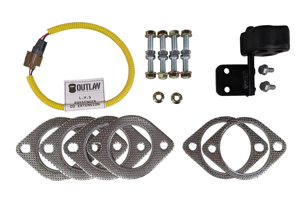 Outlaw 4x4 - Nissan Patrol Y62 Series 1-5 2012 - On 5.6L V8 Petrol Cat Back Exhaust System (Includes Secondary Cats)