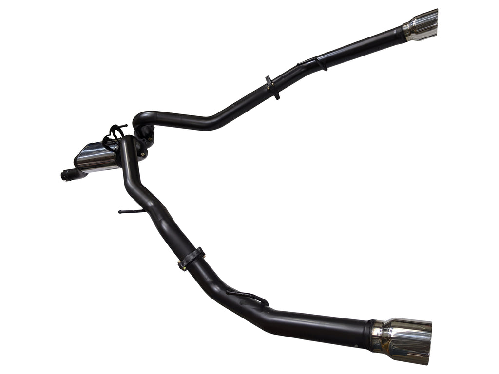 Outlaw 4x4 - RAM DS 1500 5.7L V8 HEMI 2018 - ON Catback Exhaust System with Twin 4" Shadow Chrome Tips