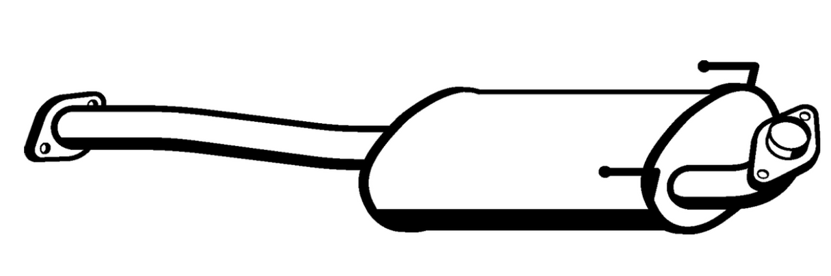 Standard Replacement - Toyota Prado Muffler (BM4723) (Berklee)