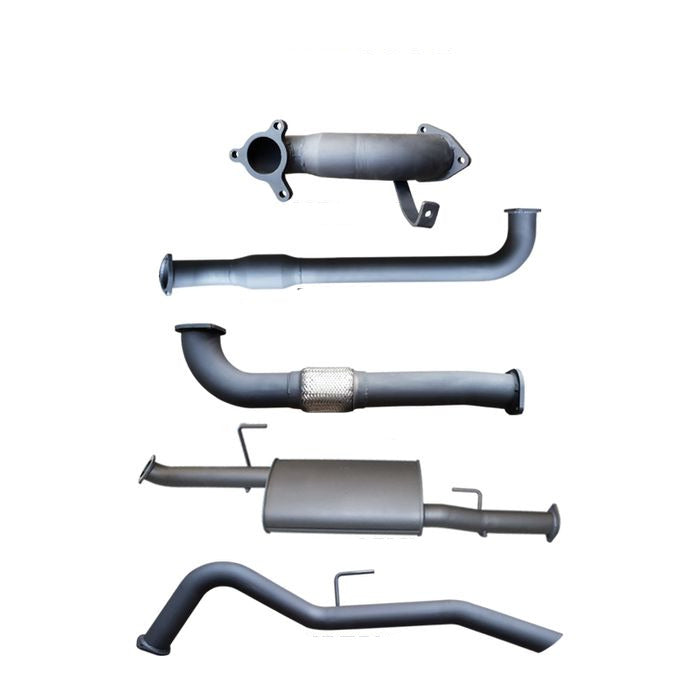 Manta | 3″ Turbo Back Exhaust System with Cat & Rear Tailpipe | Nissan Navara D40 2.5L Turbo Diesel Manual Ute 2005–2007