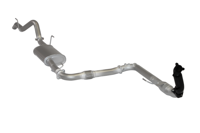 Manta | 3″ Turbo Back Exhaust System with Cat & Rear Tailpipe | Nissan Navara D40 2.5L Turbo Diesel Auto Ute 2005–2007