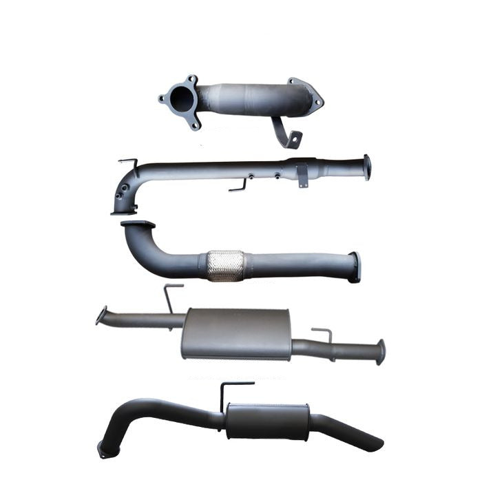 Manta | 3″ Turbo Back Exhaust System with Cat & Rear Muffler | Nissan Navara D40 2.5L Turbo Diesel Auto Ute 2005–2007