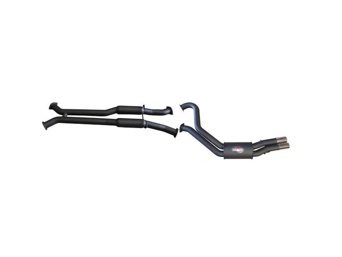 Manta | Twin 3″ Cat Back Exhaust System with Hotdog/Muffler | Holden Statesman WH 5.7L V8 LWB Sedan 1999–2003