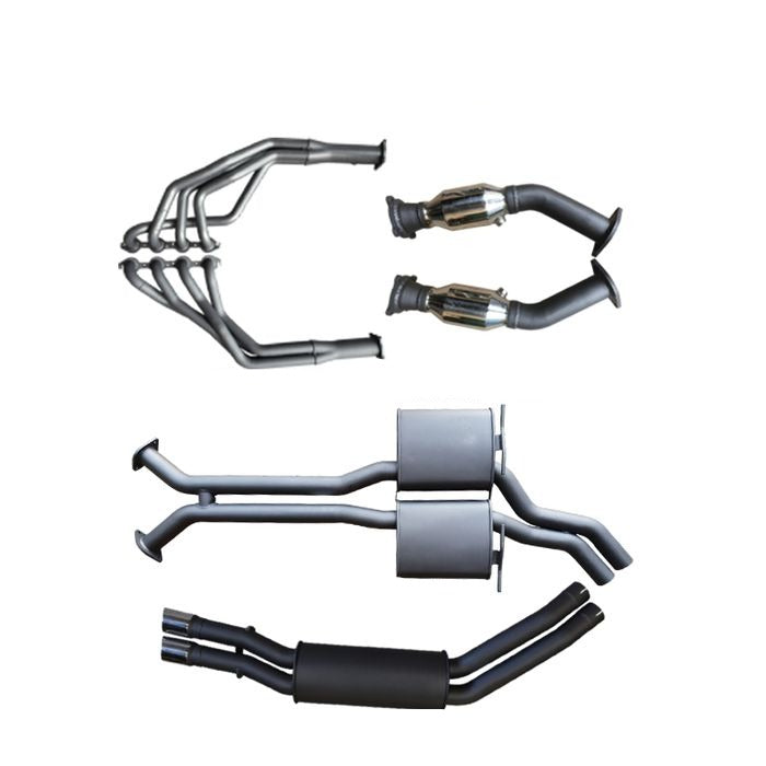 Manta | Twin 2.5″ Full Exhaust System with Extractors Muffler/Muffler | Holden Statesman Caprice WK WL 5.7L V8 LWB Sedan 2003–2006