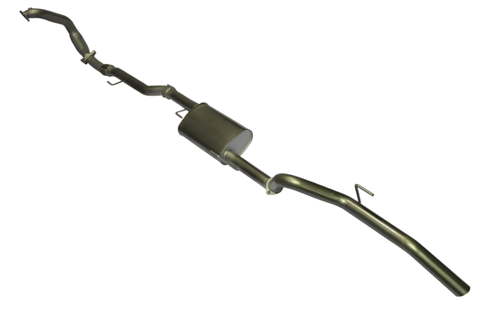 Manta | 3″ Turbo Back Exhaust System With Cat & Tailpipe | Nissan Navara D40 3.0L V6 Turbo Diesel Ute 2011–2015