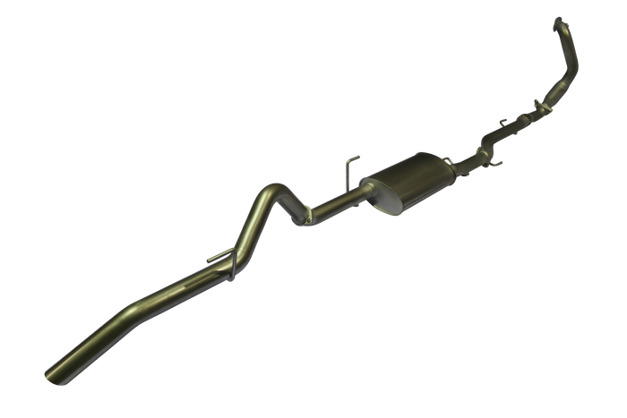 Manta | 3″ Turbo Back Exhaust System With Cat & Tailpipe | Nissan Navara D40 3.0L V6 Turbo Diesel Ute 2011–2015