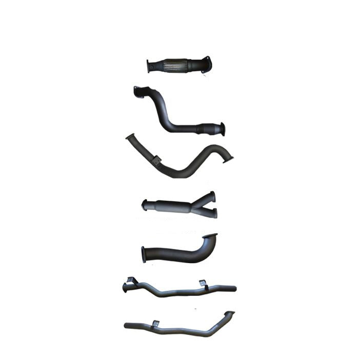 Manta | Twin 3″ Turbo Back Exhaust with Hotdog & Cat | Toyota Landcruiser VDJ79 Single Cab V8 Ute 2007–2016 (Pre-DPF)