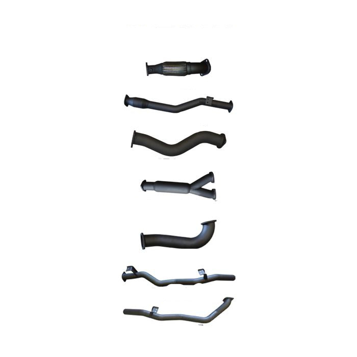 Manta | Twin 3″ Turbo Back Exhaust with Cat & Hotdog | Toyota Landcruiser VDJ79 Dual Cab V8 Ute 2012–2016